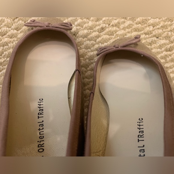 Khaki butterfly ballet flats - Picture 15 of 16